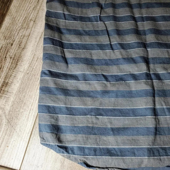 COLUMBIA Men's Graphite Stripe Collared Shirt Size XXL Snap Front Double pocket - Picture 15 of 15